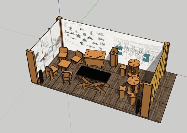 conception de stand de salon